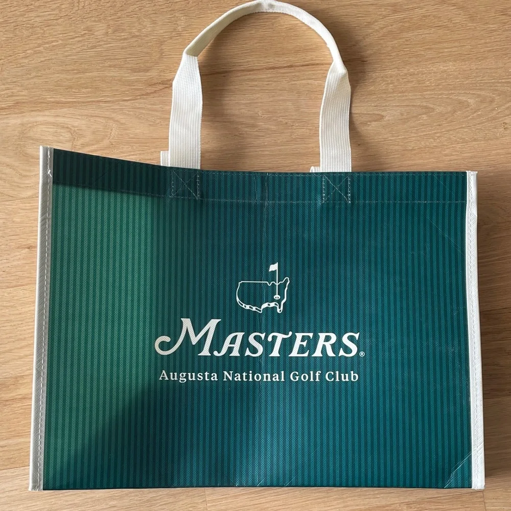 Masters Green and White Augusta Tote Bag